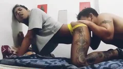 Haciendo Una Buena Previa. Garganta Profunda Y Beso Negro. Roces A Full