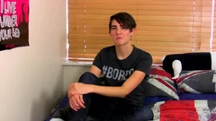 Emo twink shoots his ball cream - Kyle Dickson
