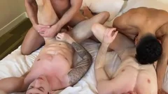 Hazel With Three Other juicy boys