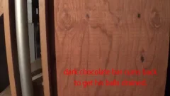 darksome Chocolate Bar Cums Back To My Gloryhole Wall For A 2nd Visit.