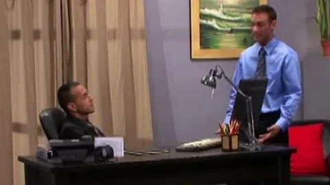 lusty homosexual guys take up with the tongue And bang booties At Work