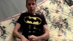 Billy receives wicked while Masturbating