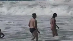 Chad Calvin And Antonio Correa At Beach For Sex