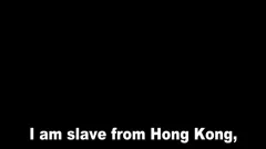 HKslave - sucking beneath boning Machine & Masturbator