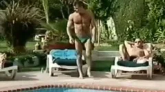 Tattooed Hunks Love Each Otthis guyr Near Tthis guy Pool