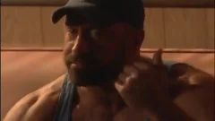 slutty bushy chap's butthole-action