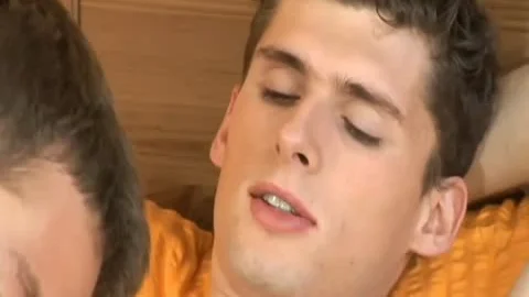 slutty Euro Lad Petr Squirts Handsfree while Riding His Buddy's dick