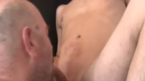 Cocksucking old assfucked By young stud