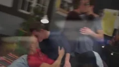 brunette hair twink Sex With love juice In ass