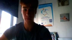 European Youngster guy cum web camera