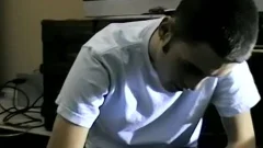 skinny Straight teen Aiden Enjoys Stroking His bushy penis