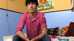 lustful Emo twink Interviewed On web camera Then Jerks Off