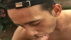 Latino Poolside slamming