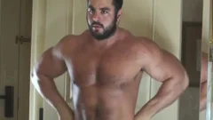 Frank Showers And Jerks Off