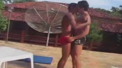 butthole Pumping Tanned homo Hunks
