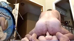 Daddy Plays With dildo