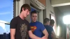 Brent Corrigan gets Double Dicked By wild twinks