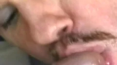biker receives his pecker sucked