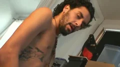 hairy Latino With Bushy Pubes Masturbates And sucks The C