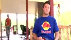 on the fuckin porch