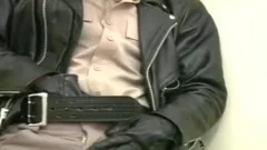 kinky Police Jerks Off Wgreetingsle Smoking A Cigar