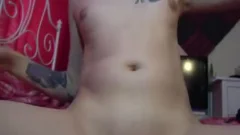 biggest Tattooed Bubblebut Gaping With 2 gigantic Dildos