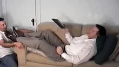 Straight chap get tempted Worshiping His dress Shoes