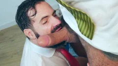 menatplay: Wet Businessmen Sharing Joys