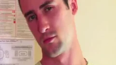 lovely guy jerking off Alone