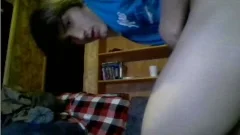 Canadian twink stroking His wang