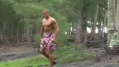 Brad's throbbing gigantic Curved Solid rod