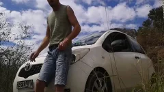 Une Petite Fumette Au Bord De La Route Et . ;p