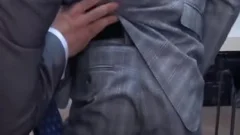 engulfing   Mega Cut penis In Suit