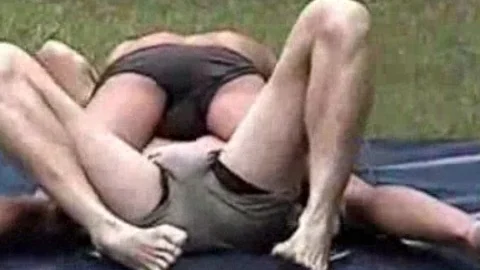 Mark Vs Jeff Wrestling PART 1
