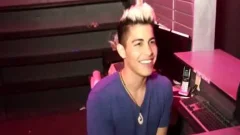 sleazy Latino teen Binds And blows His wild Straight friend