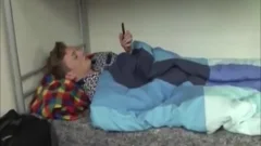 Masturbation next to cute european young twink