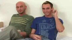 Two afellowur mans Danny Michaels And Lee Wright fuck