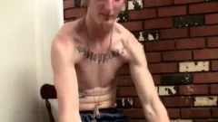 Kenneth Slayer Pumps A biggest Load Of sexy cum From His schlong