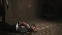 Basement taskmaster pokes unrepining chap