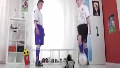 Soccer boyz In The Locker Room