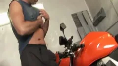 Mechanic suck N bare fuck