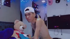 Very Skinny chap Masturbates For u