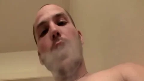 amateur Straight Bald guy Billy Wanks His gigantic Prick