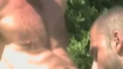 beefy gay men Outdoor Sex