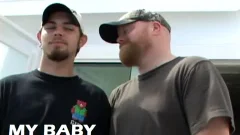 chap rides bear & takes cum sfine to tthis chab mouth