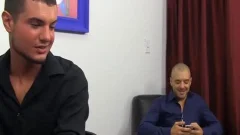 Kris Anderson And Trevor Bridge Practice butthole sex On The Job