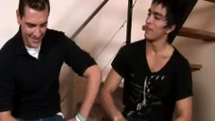 Three Latins On The Stairs