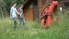 Twink boy gets hard sex