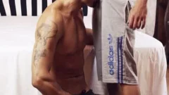Latin gay spanking And Facial cum