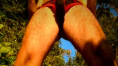 Me jerking off In A long Unabashed Masturbation Session In juicy Stanley Park.